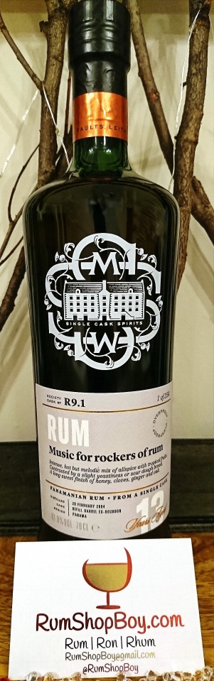 SMWS R9.1: "Music For Rockers of Rum": Bottle