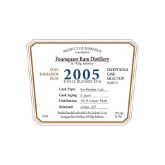 Foursquare: Exceptional Cask Selection VI: 2005: US Label (Photo from Internet)