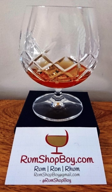 The Duchess Barbados Foursquare 13yo Rum: Glass