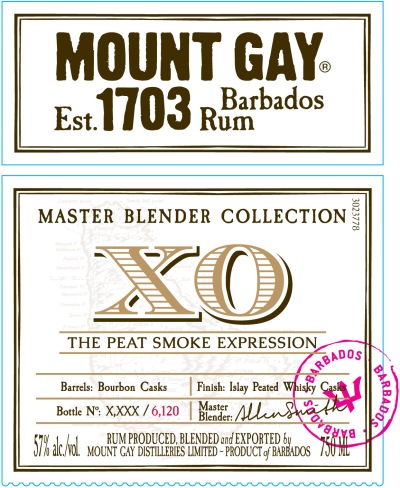 Mount Gay XO Peat Smoke Expression: Label Front (US) (Photo From Internet)
