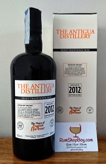 Antigua Distillery Velier "Heavy" Rum: Bottle and Box