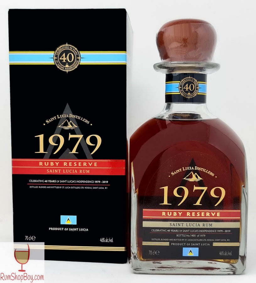 SLD 1979 Ruby Reserve Box and Bottle